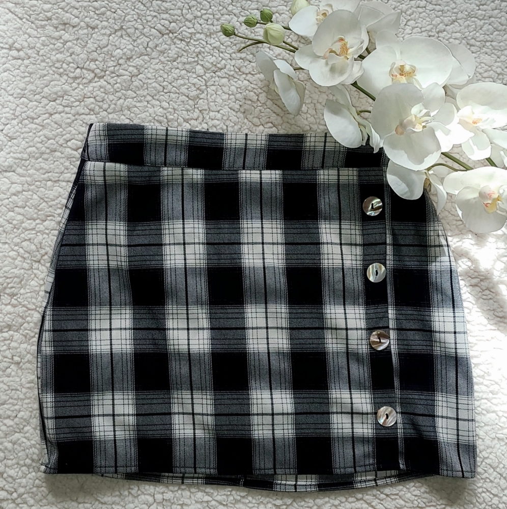 Plaid Mini Skirt